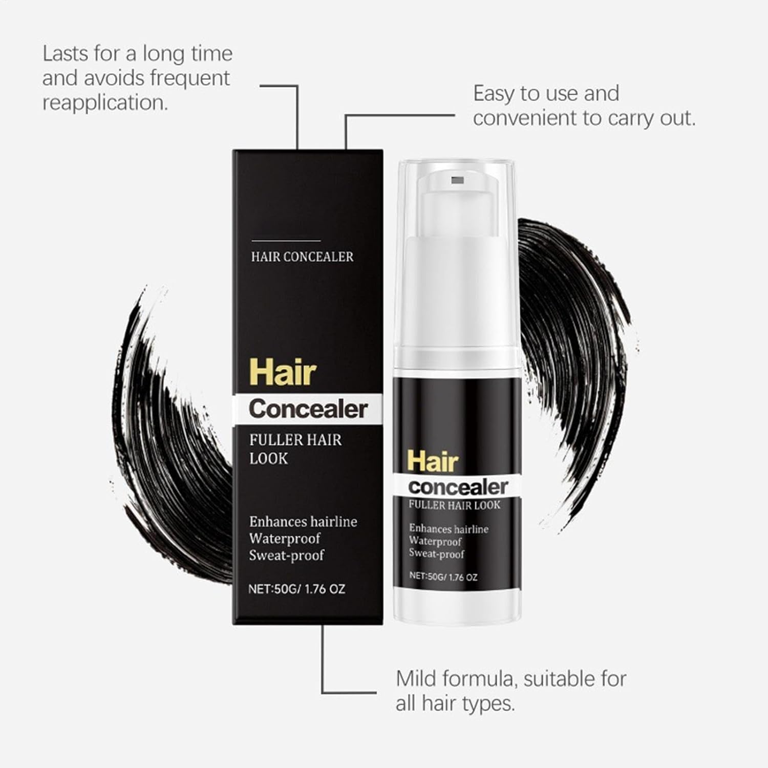 Natural Hair Concealer Cream (Buy 1 Get 1 Free)