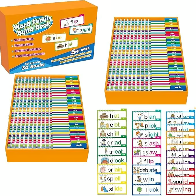 30 Read and Rhyme Flip Books